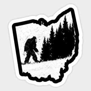 Ohio Bigfoot Sticker